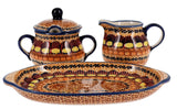 Cream & Sugar Set in "Desert Sunrise" by Manufaktura | K091U-KLJ