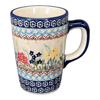 A picture of a Polish Pottery Pluton Mug (Beautiful Botanicals) | K096S-DPOG as shown at PolishPotteryOutlet.com/products/pluton-mug-beautiful-botanicals-k096s-dpog