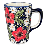 Mug, Pluton Mug, 12 oz in "Poppies & Posies" by Manufaktura | K096S-IM02