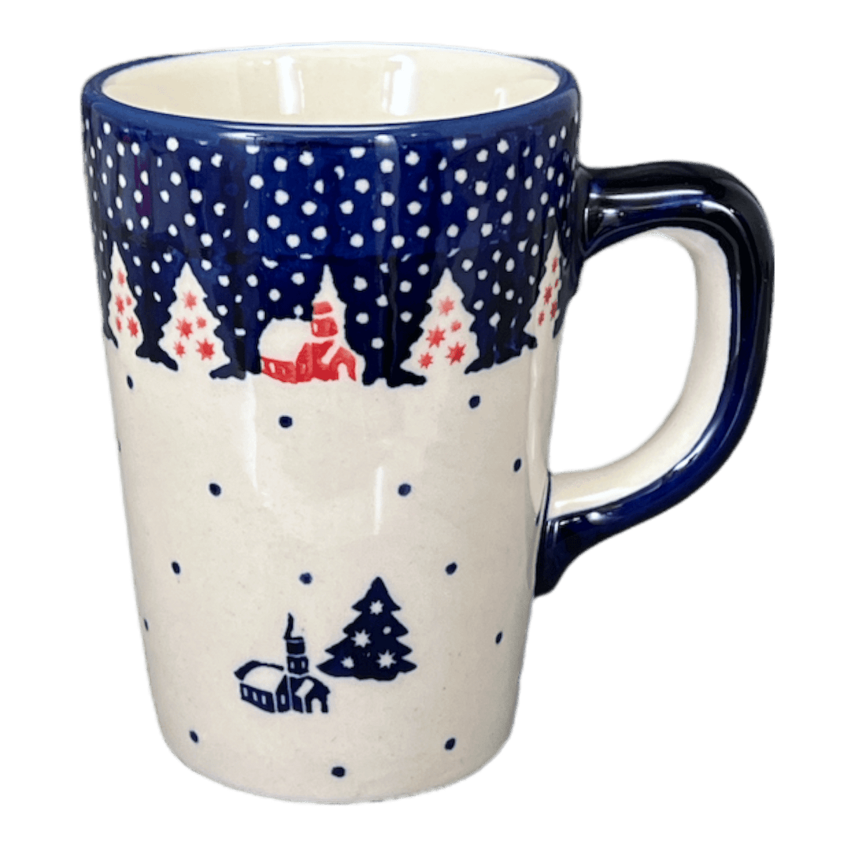 Mug, Pluton Mug, 12 oz in "Christmas Chapel" by Manufaktura | K096T-CHDK