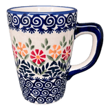 Mug, Pluton Mug, 12 oz in "Flower Power" by Manufaktura | K096T-JS14