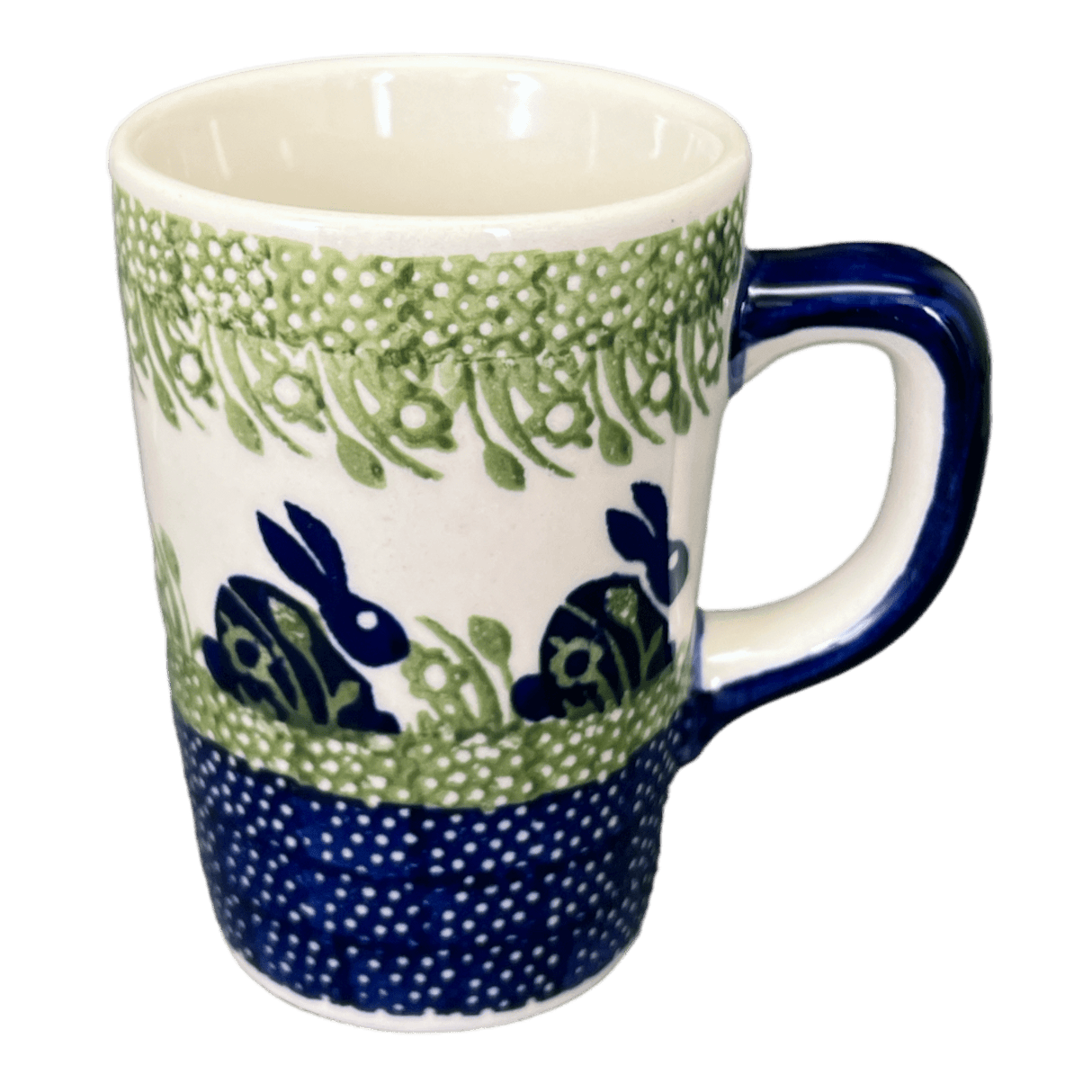 Mug, Pluton Mug, 12 oz in "Bunny Love" by Manufaktura | K096T-P324