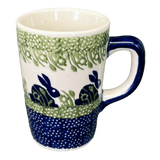 Mug, Pluton Mug, 12 oz in "Bunny Love" by Manufaktura | K096T-P324