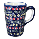 Mug, Pluton Mug, 12 oz in "Rings of Flowers" by Manufaktura | K096U-DH17