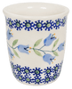 Polish Pottery Wine Cup/Q-Tip Holder (Lily of the Valley) | K100T-ASD at PolishPotteryOutlet.com