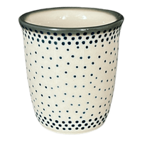 A picture of a Polish Pottery Wine Cup/Q-Tip Holder (Misty Green) | K100U-61Z as shown at PolishPotteryOutlet.com/products/wine-cup-q-tip-holder-misty-green-k100u-61z