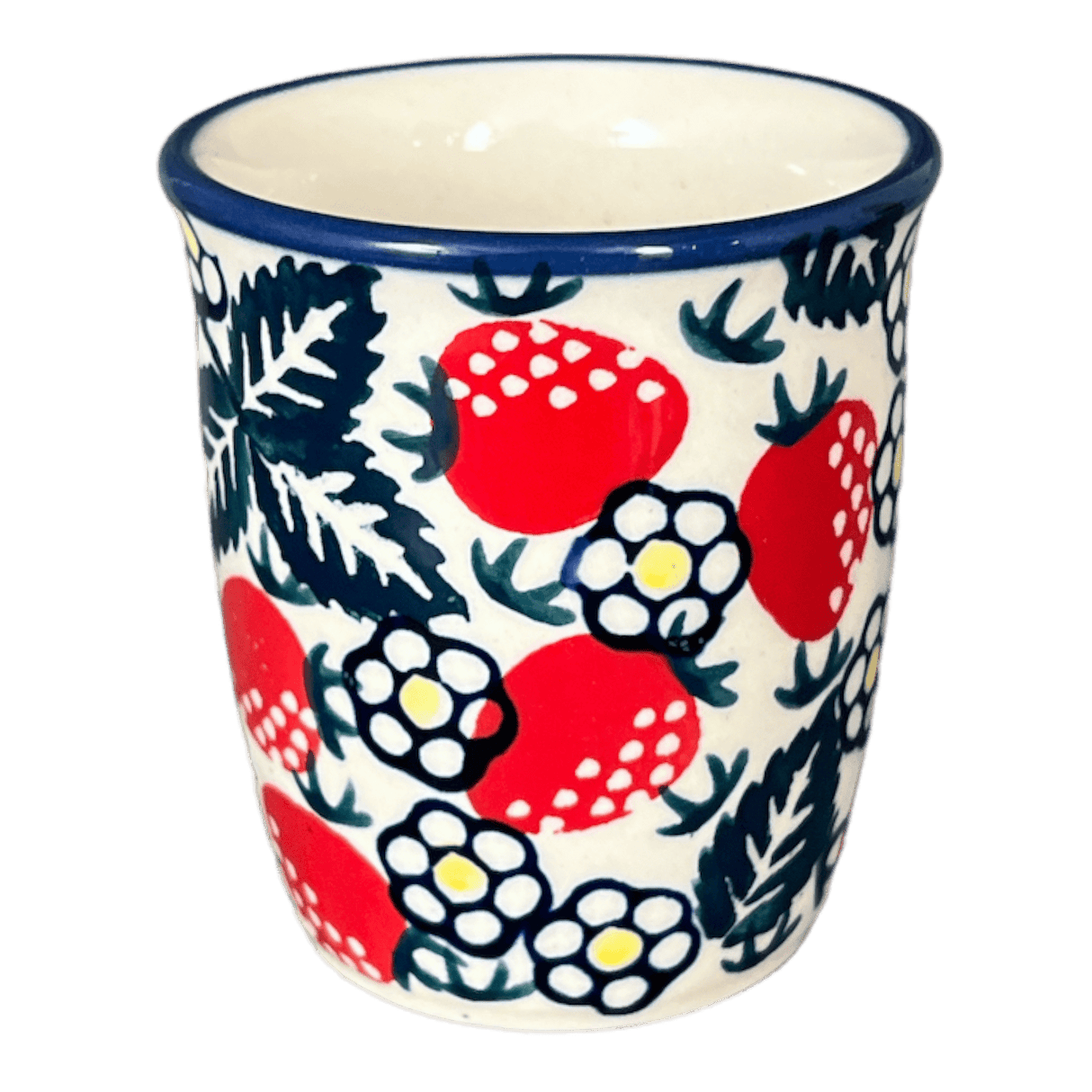 Cup, Wine Cup, 4 oz in "Strawberry Fields" by Manufaktura | K100U-AS59