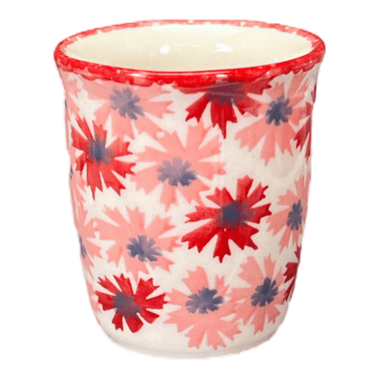 Cup, Wine Cup, 4 oz in "Scarlet Daisy" by Manufaktura | K100U-AS73