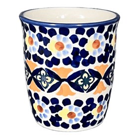 Polish Pottery Wine Cup/Q-Tip Holder (Kaleidoscope) | K100U-ASR Additional Image at PolishPotteryOutlet.com
