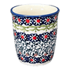 Polish Pottery Wine Cup/Q-Tip Holder (Daisy Rings) | K100U-GP13 at PolishPotteryOutlet.com