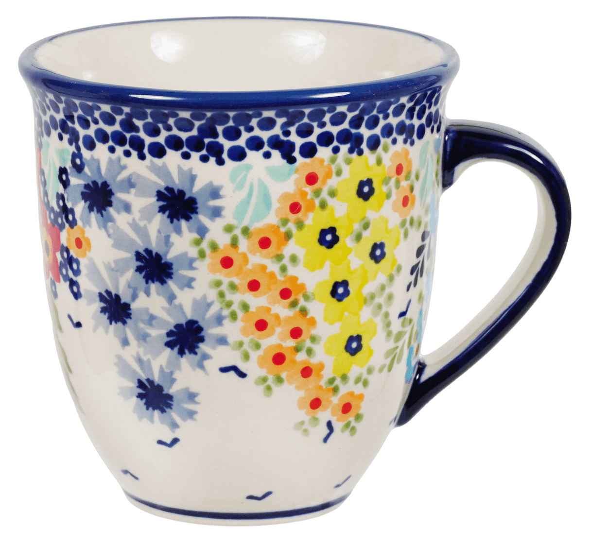 Mug, Mars Mug, 16 oz Large in "Brilliant Garden" by Manufaktura | K106S-DPLW