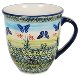 Mug, Mars Mug, 16 oz Large in "Butterflies in Flight" by Manufaktura | K106S-WKM