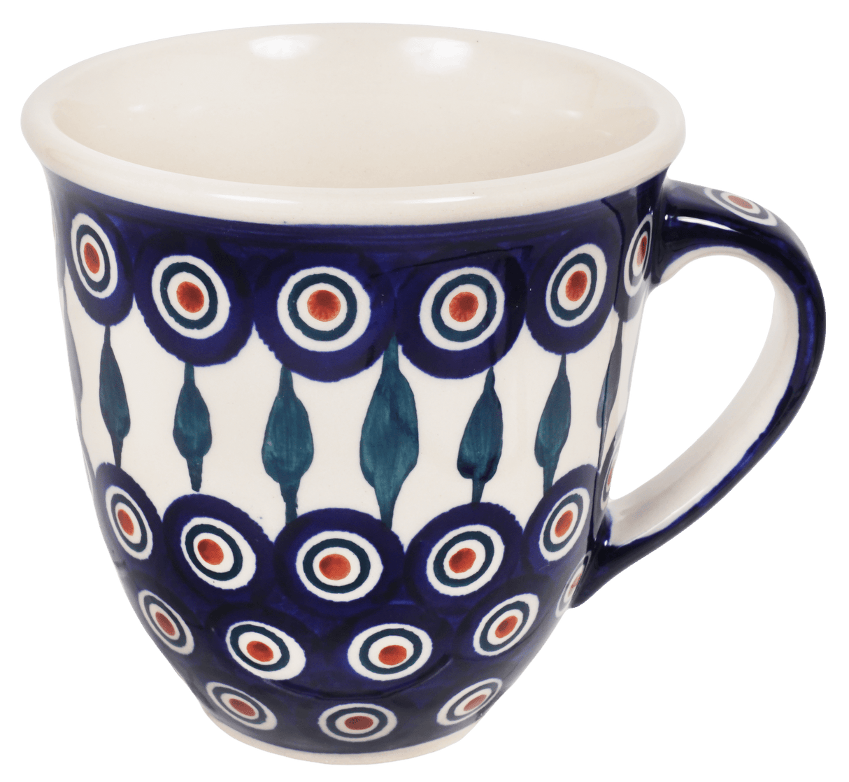 Mug, Mars Mug, 16 oz Large in "Peacock" by Manufaktura | K106T-54