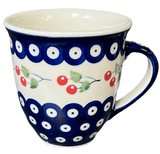 Mug, Mars Mug, 16 oz Large in "Cherry Dot" by Manufaktura | K106T-70WI