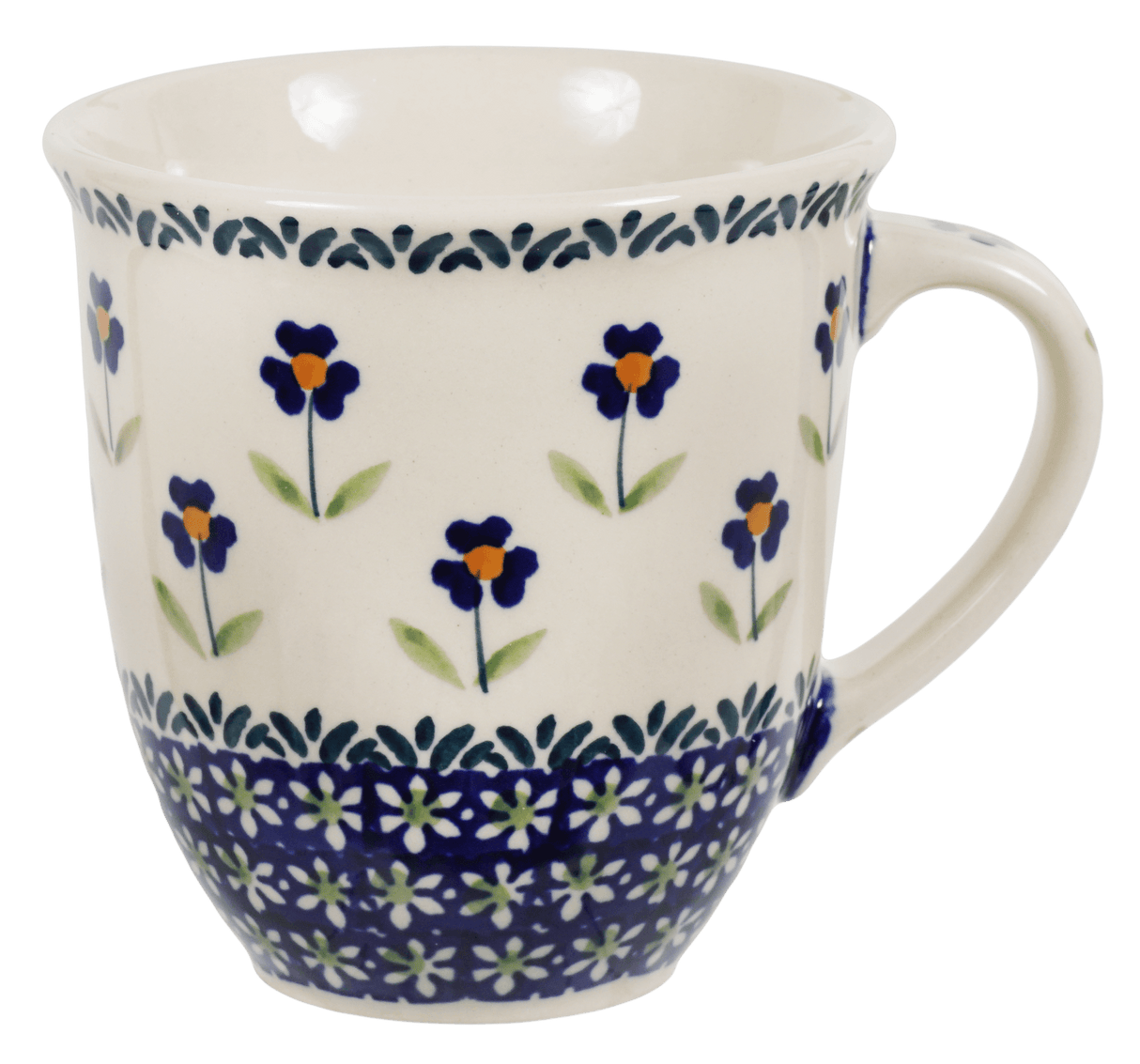 Mug, Mars Mug, 16 oz Large in "Forget Me Not" by Manufaktura | K106T-ASS