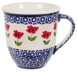 Mug, Mars Mug, 16 oz Large in "Poppy Garden" by Manufaktura | K106T-EJ01