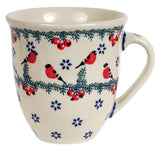 Mug, Mars Mug, 16 oz Large in "Red Bird" by Manufaktura | K106T-GILE