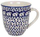 Mug, Mars Mug, 16 oz Large in "Kitty Cat Path" by Manufaktura | K106T-KOT6