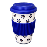 Mug, Travel, 14 oz in "Petite Floral" by Manufaktura | K115T-64