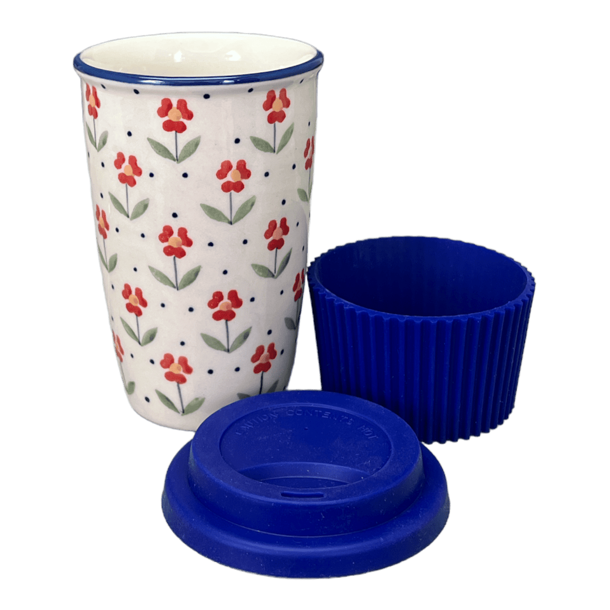 Mug, Travel, 14 oz in "Simply Beautiful" by Manufaktura | K115T-AC61
