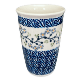 Mug, Travel, 14 oz in "Baby Blue Eyes" by Manufaktura | K115T-MC19