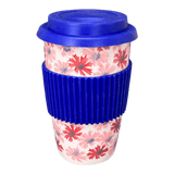 Mug, Travel, 14 oz in "Scarlet Daisy" by Manufaktura | K115U-AS73