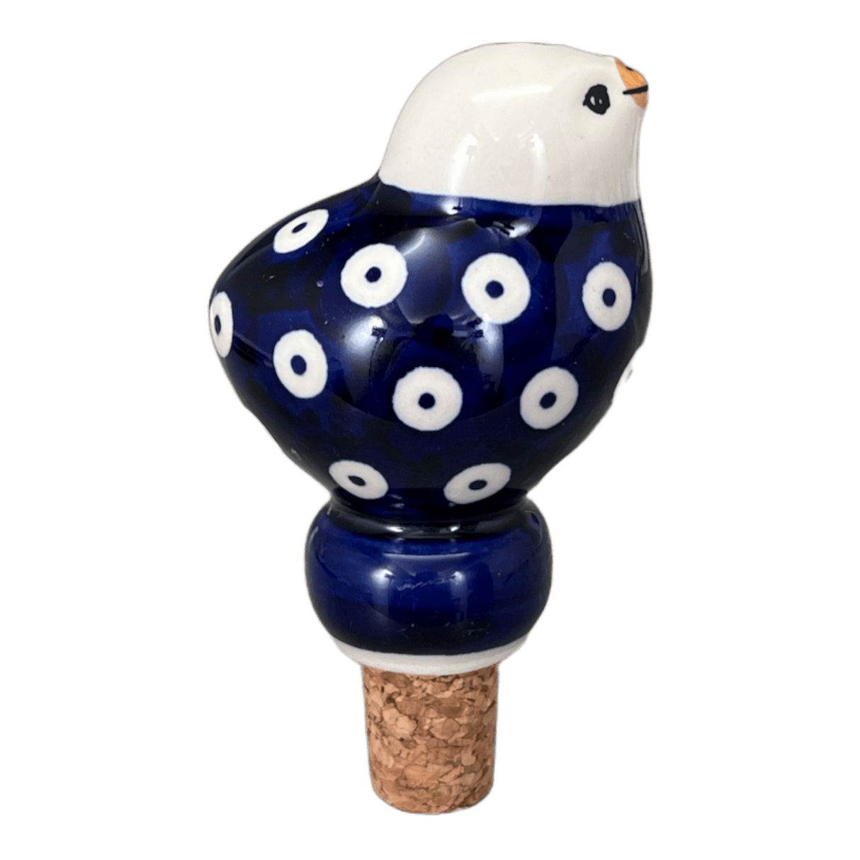 Wine Cork, Bird-Shaped, 4" in "Dot to Dot" by Manufaktura | K118T-70A