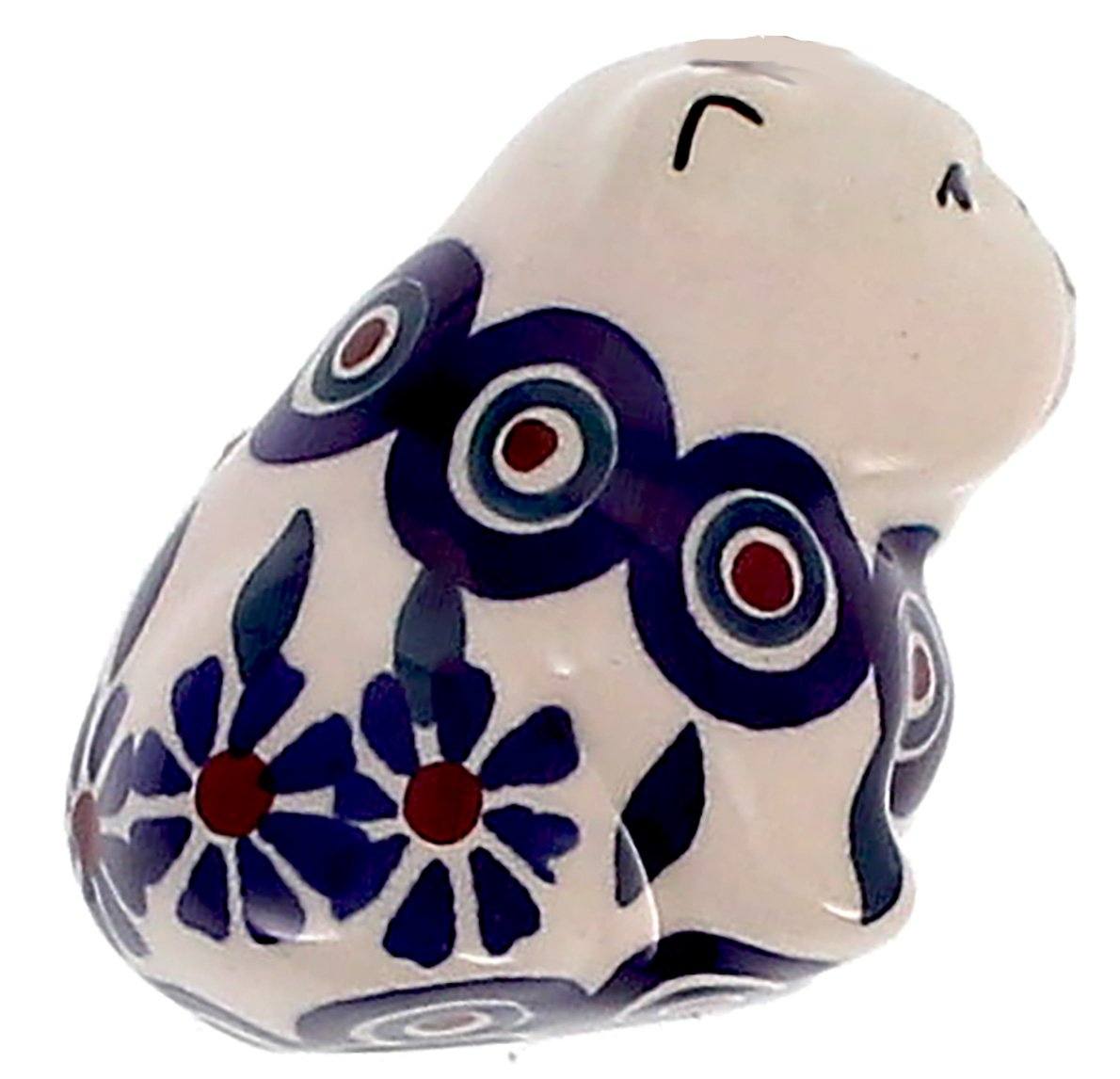 Ornament, Bulldog, 2.25" in "Floral Peacock" by Manufaktura | K145T-54KK