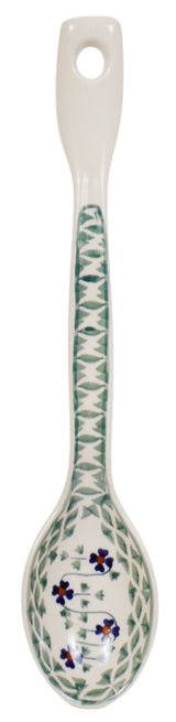 Spoon, Stirring Spoon, 12" in "Woven Pansies" by Manufaktura | L008T-RV