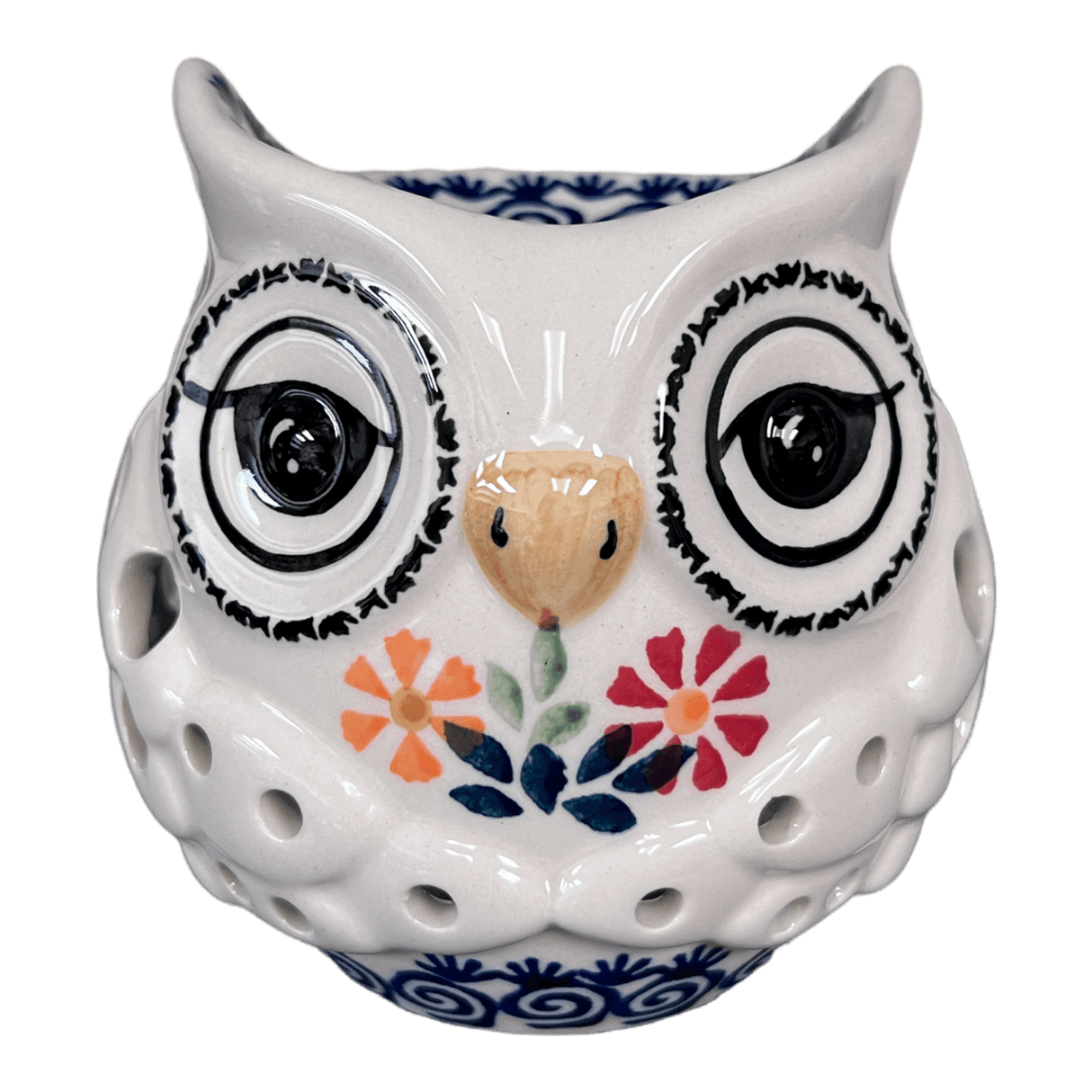 Luminary, Owl in "Flower Power" by Manufaktura | L010T-JS14