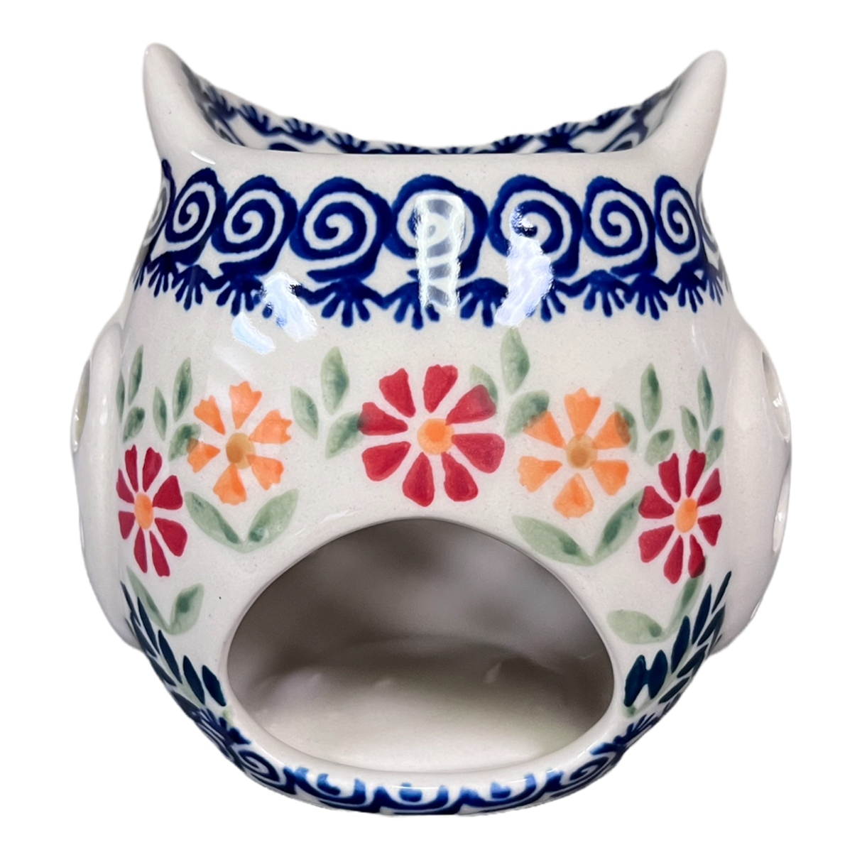 Luminary, Owl in "Flower Power" by Manufaktura | L010T-JS14