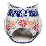 Luminary, Owl in "Flower Power" by Manufaktura | L010T-JS14