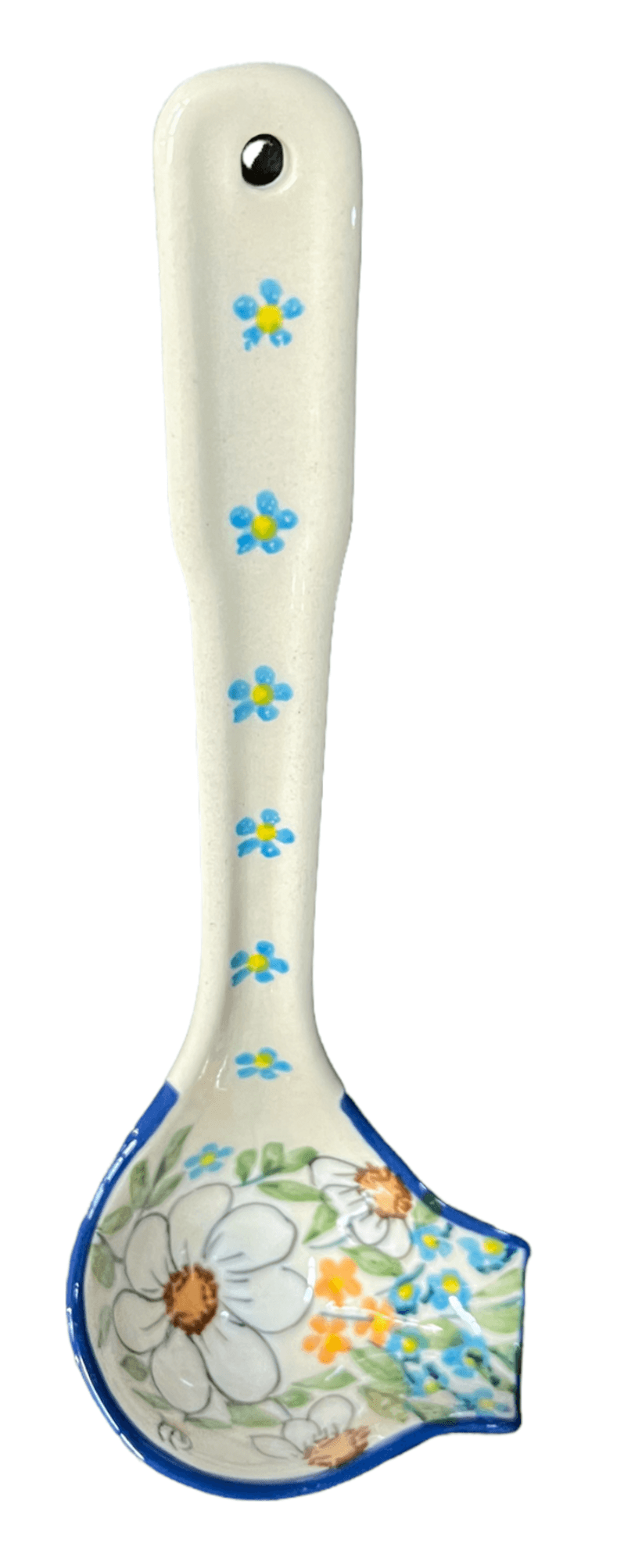 Ladle, Gravy, 7.5" in "Daisy Bouquet" by Manufaktura | L015S-TAB3