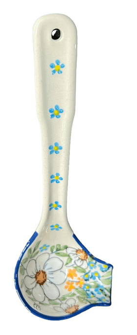 Polish Pottery Gravy Ladle (Daisy Bouquet) | L015S-TAB3 Additional Image at PolishPotteryOutlet.com