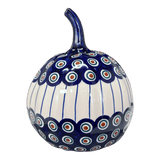 Luminary, Pumpkin, Small, 5.5" in "Peacock in Line" by Manufaktura | L021T-54A