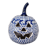 Luminary, Pumpkin, Small, 5.5" in "Kitty Cat Path" by Manufaktura | L021T-KOT6