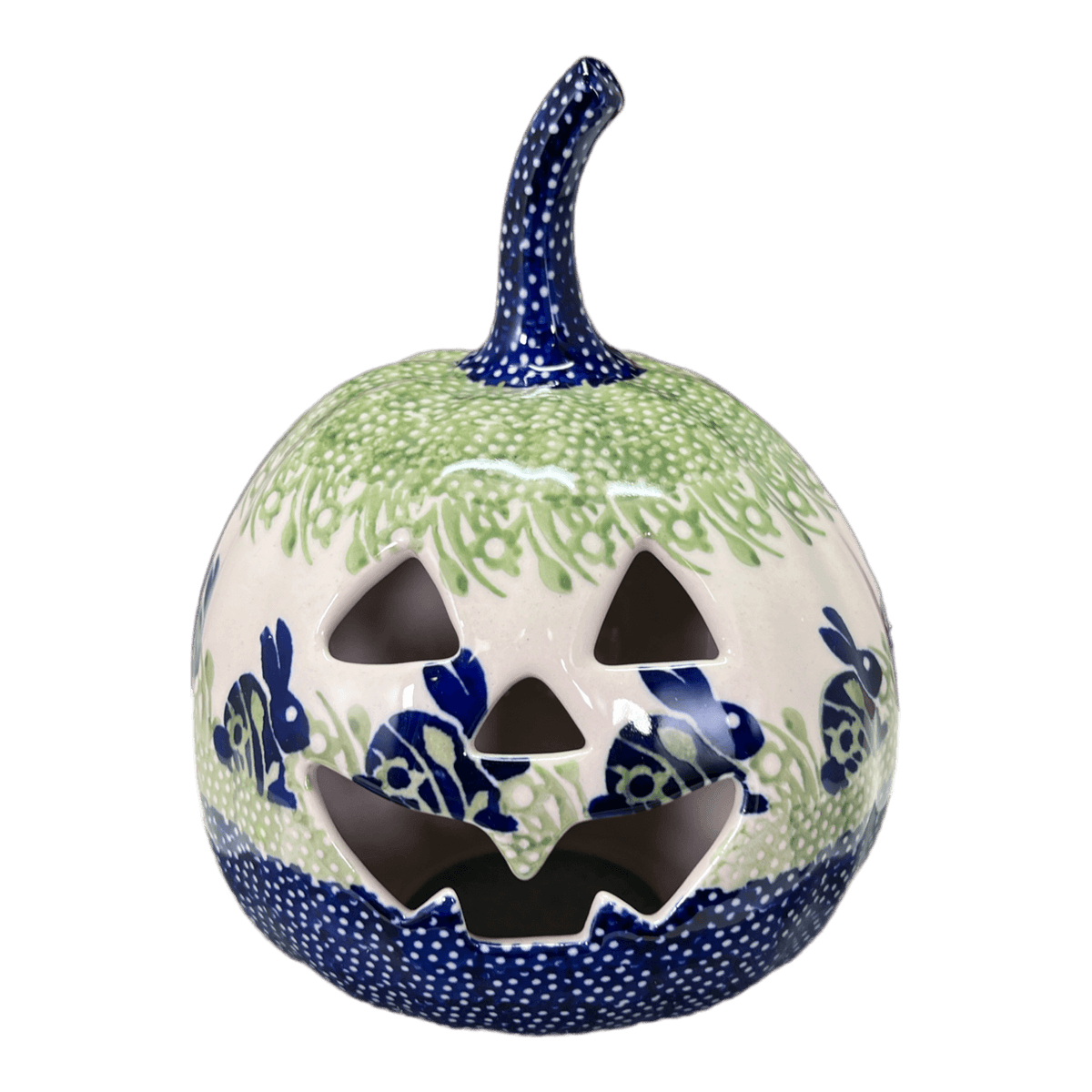 Luminary, Pumpkin, Small, 5.5" in "Bunny Love" by Manufaktura | L021T-P324