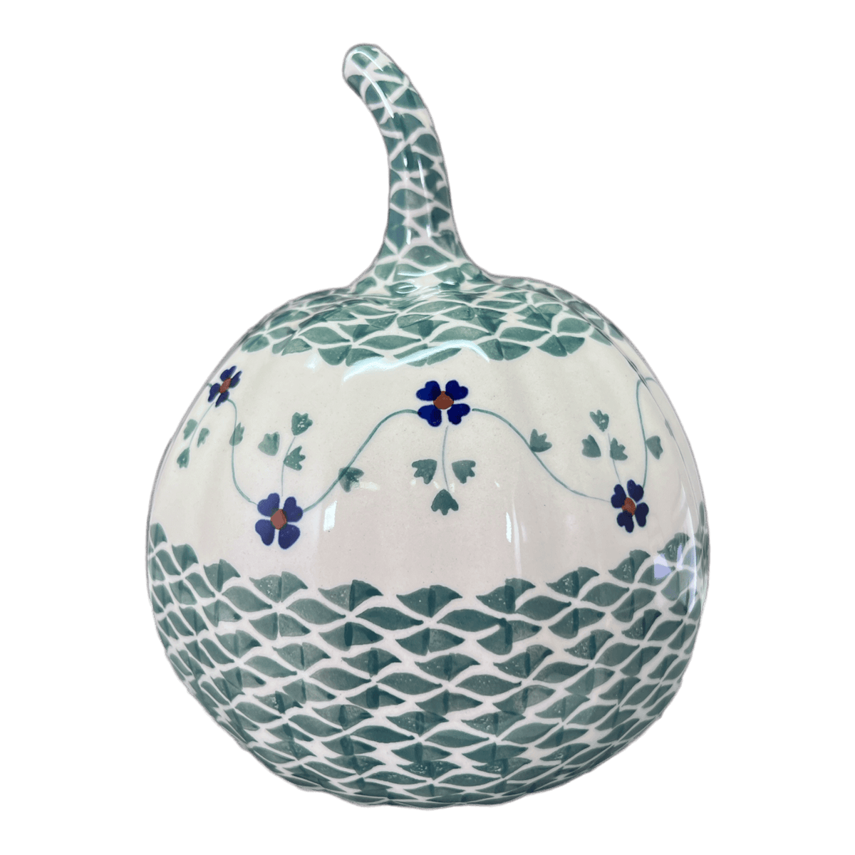 Luminary, Pumpkin, Small, 5.5" in "Woven Pansies" by Manufaktura | L021T-RV