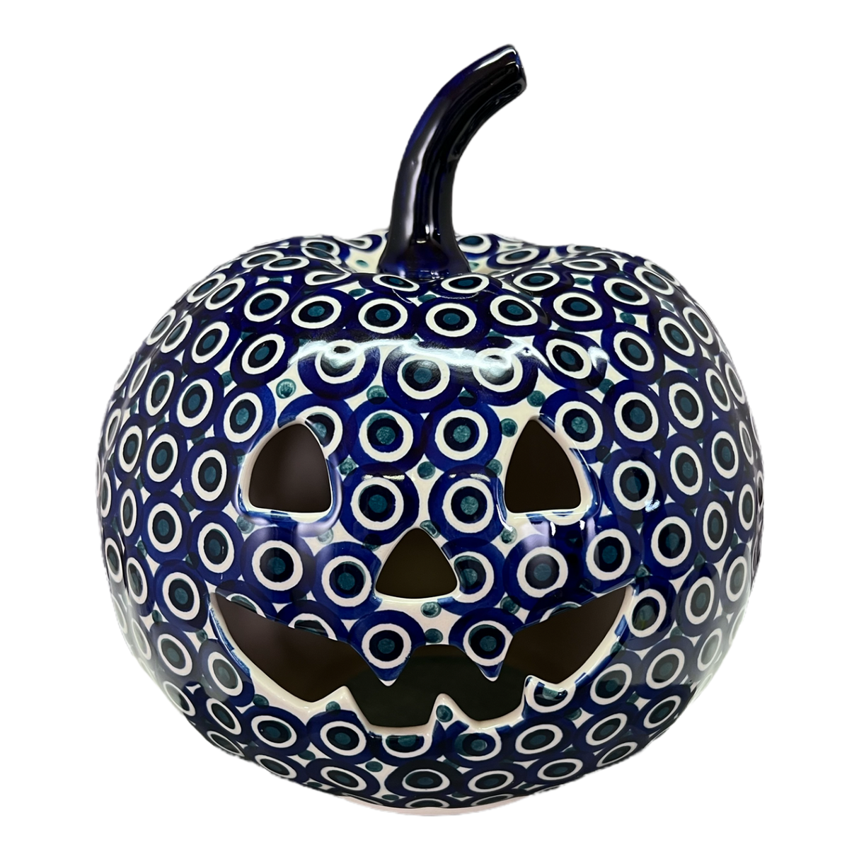 Figurine, Pumpkin, Large, 9.5" in "Eyes Wide Open" by Manufaktura | L022T-58