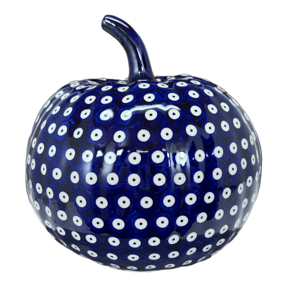 Figurine, Pumpkin, Large, 9.5" in "Dot to Dot" by Manufaktura | L022T-70A