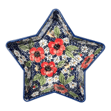 Baker, Star-Shaped, 10" in "Poppies & Posies" by Manufaktura | M045S-IM02