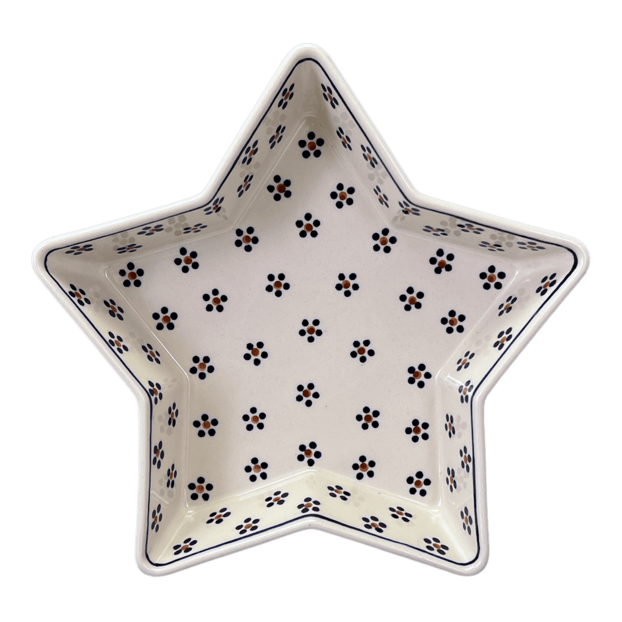 Baker, Star-Shaped, 10" in "Petite Floral" by Manufaktura | M045T-64