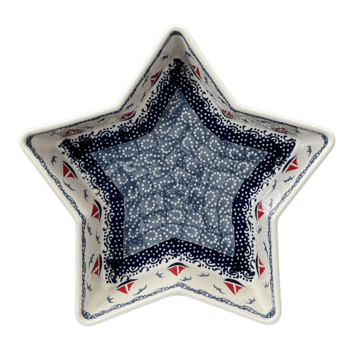 Baker, Star-Shaped, 10" in "Smooth Seas" by Manufaktura | M045T-DPML