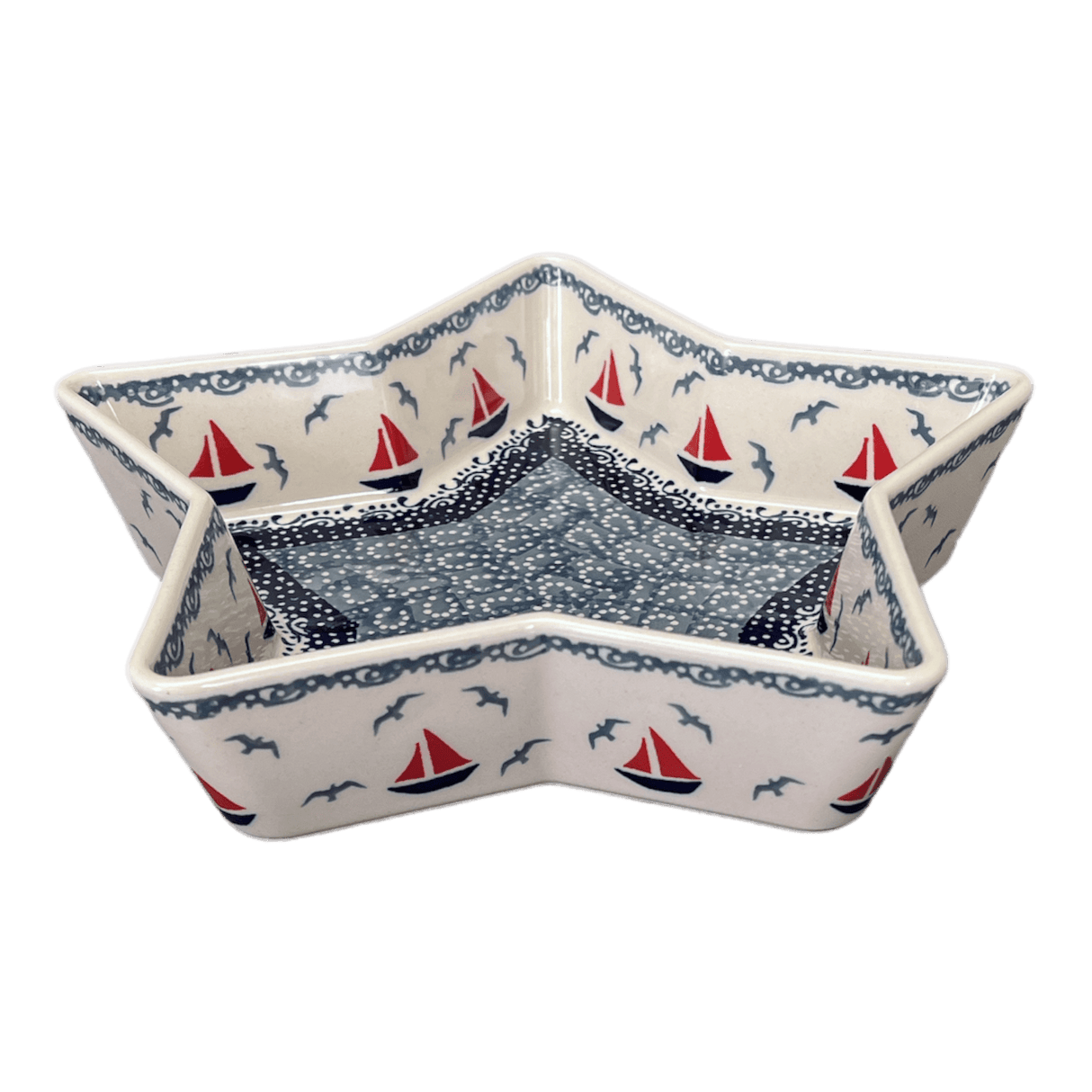 Baker, Star-Shaped, 10" in "Smooth Seas" by Manufaktura | M045T-DPML