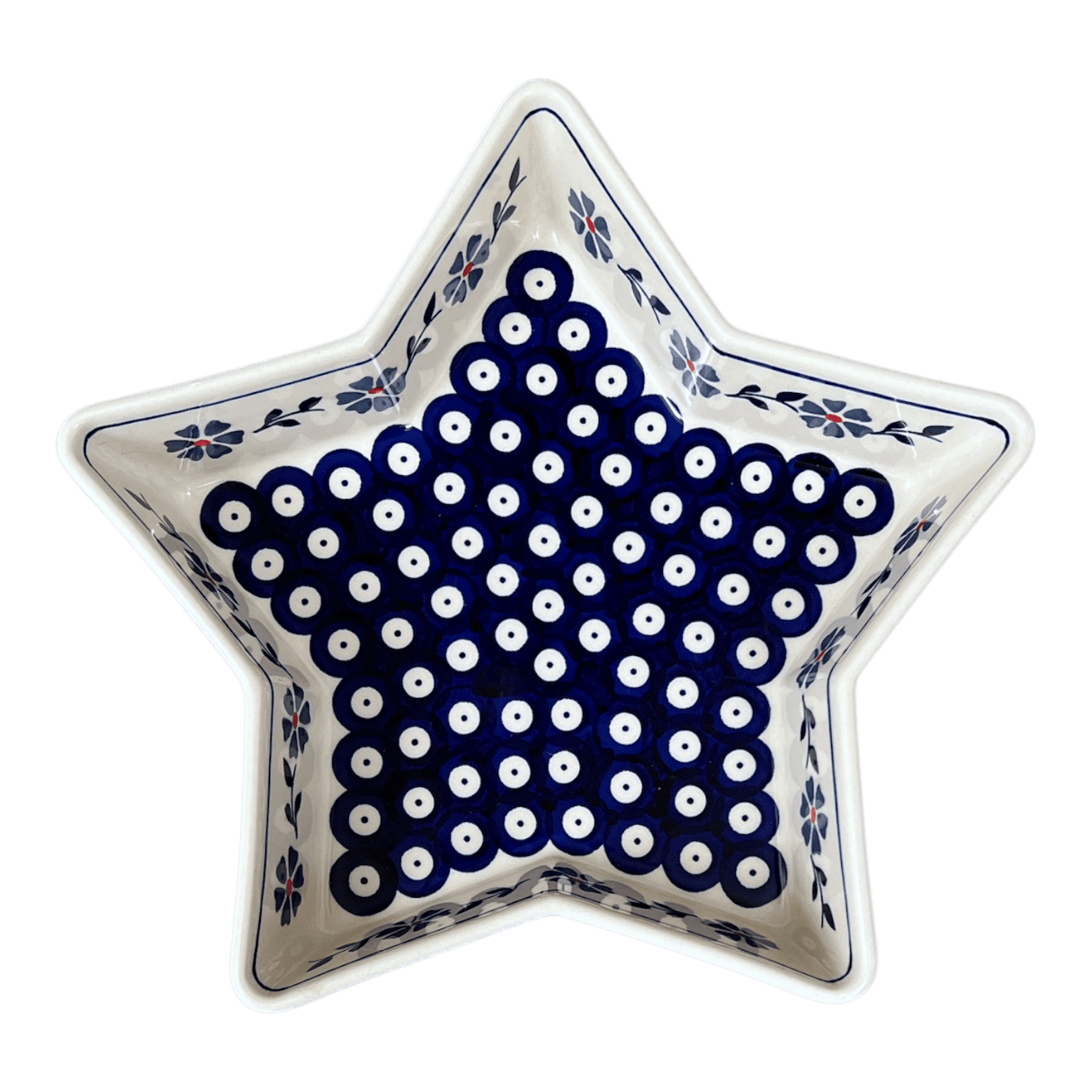 Baker, Star-Shaped, 10" in "Periwinkle Chain" by Manufaktura | M045T-P213