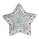 Baker, Star-Shaped, 10" in "Woven Pansies" by Manufaktura | M045T-RV