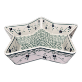 Baker, Star-Shaped, 10" in "Woven Pansies" by Manufaktura | M045T-RV