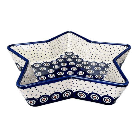 Baker, Star-Shaped, 10" in "Peacock Dot" by Manufaktura | M045U-54K