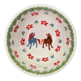Bowl, Round, Tapered, 5.25" in "Ponies & Posies" by Manufaktura | M052T-DKON