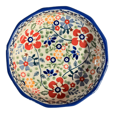 Bowl, Multiangular, 5" in "Full Bloom" by Manufaktura | M058S-EO34